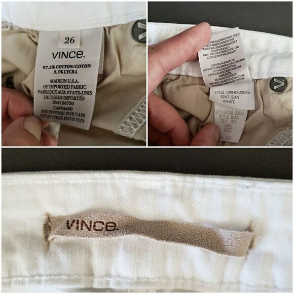 Vince white 5 pocket skinny Jean - Picture 4 of 5
